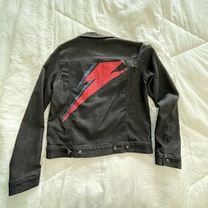 ⚡️David Bowie⚡️Dark blue denim jacket